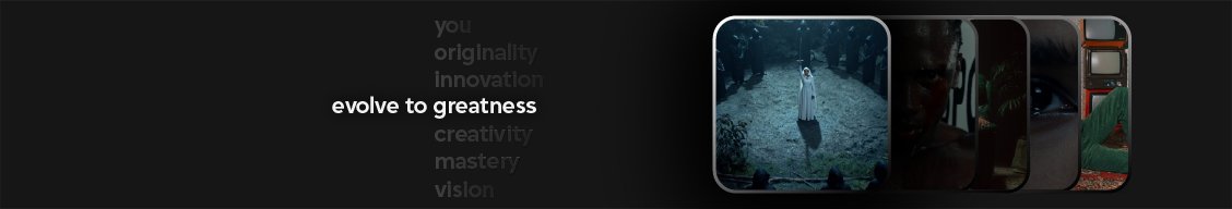 3volve company banner: evolve to greatness — originality, innovation, creativity, mastery, vision